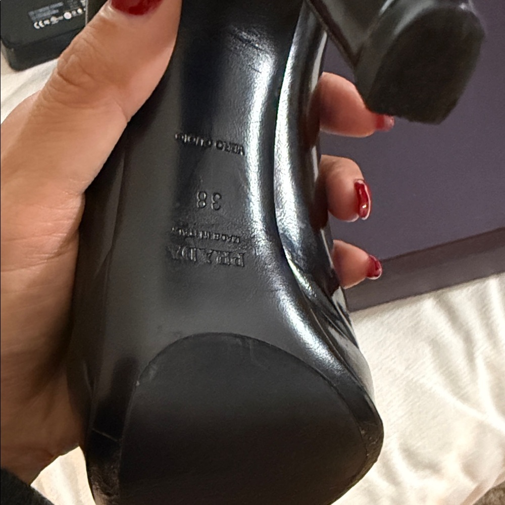 Prada Women's Classic Black Heels - Picture 6 of 8